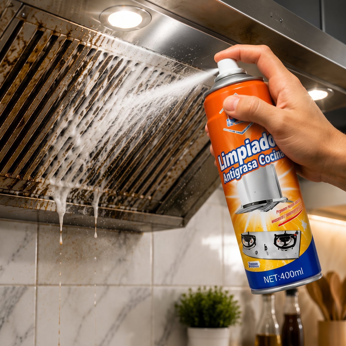 Limpiador Espuma Antigrasa