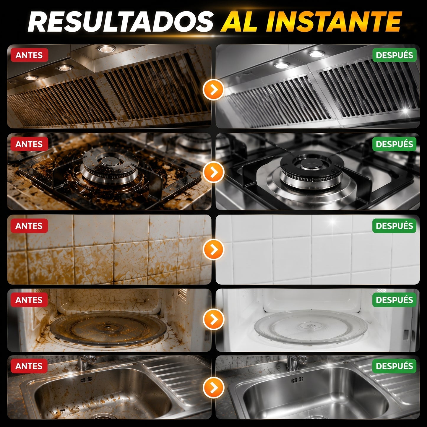 Limpiador Espuma Antigrasa